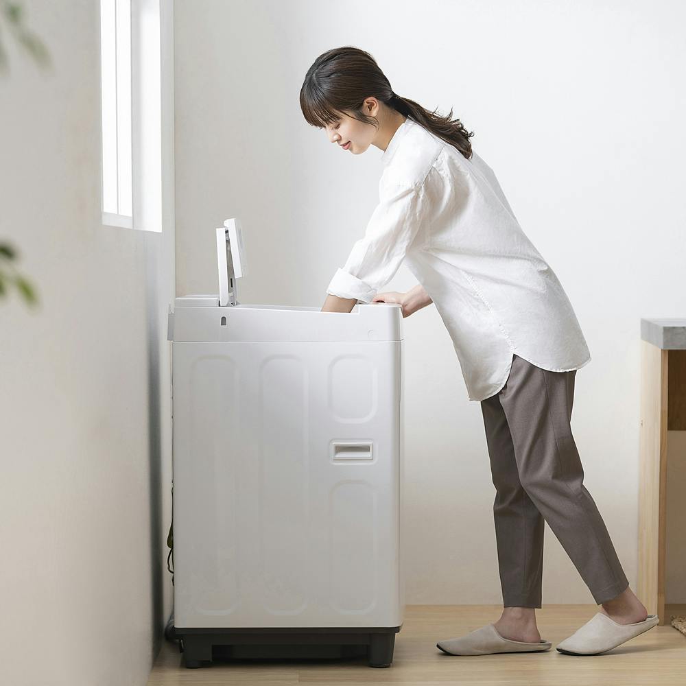 アイリスオーヤマ 全自動洗濯機 6kg ITW-60A01-W ホワイト 洗濯