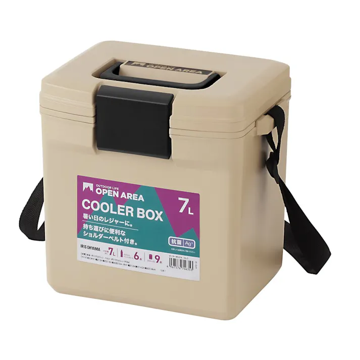 アイリスオーヤマ クーラーボックス CL-7 ベージュ キャンプ 釣り クーラーボックス 4967576706353【別送品】