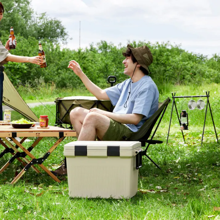 アイリスオーヤマ クーラーボックス CL-32 ベージュ キャンプ 釣り クーラーボックス 4967576706384【別送品】