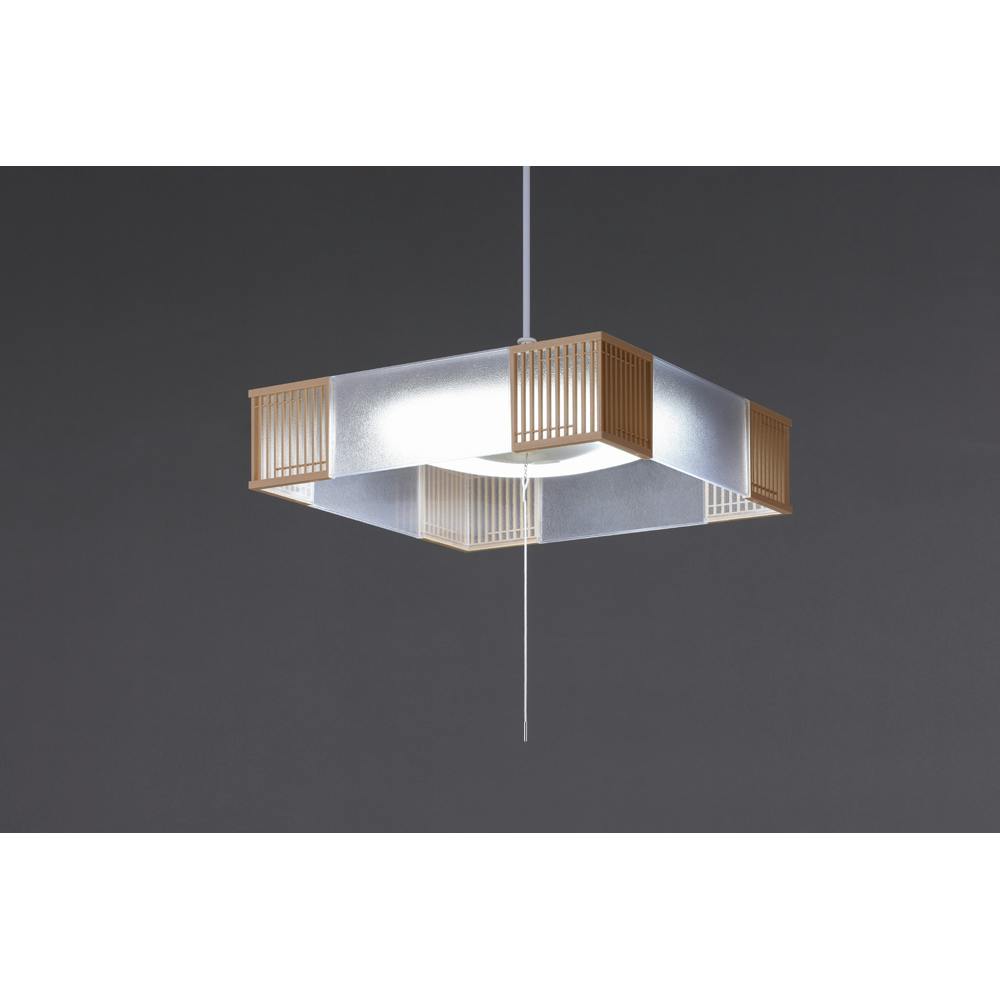 アイリスオーヤマ 和風LEDペンダントライト 調光 6畳 PL6D-JE2 リビング 寝室 LEDペンダント 4967576706537【別送品】