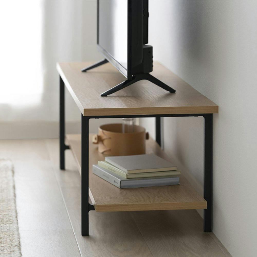 アイリスオーヤマ AVボード HAB-1000 ナチュラル/ブラック 収納 整理