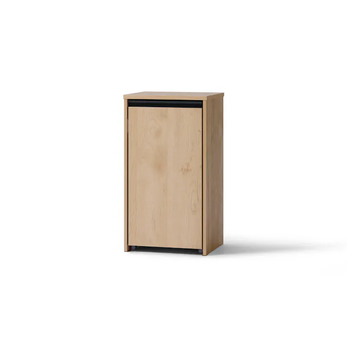 アイリスオーヤマ 引き出し分別ダストワゴン HDW-350 ナチュラル/ブラック 収納 整理整頓 ゴミ箱 4967576731676【別送品】