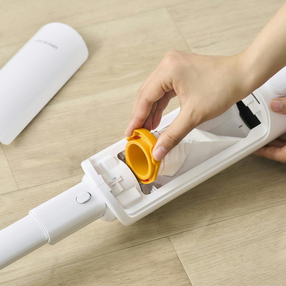 アイリスオーヤマ 充電式紙パックスティッククリーナー SBD-77P