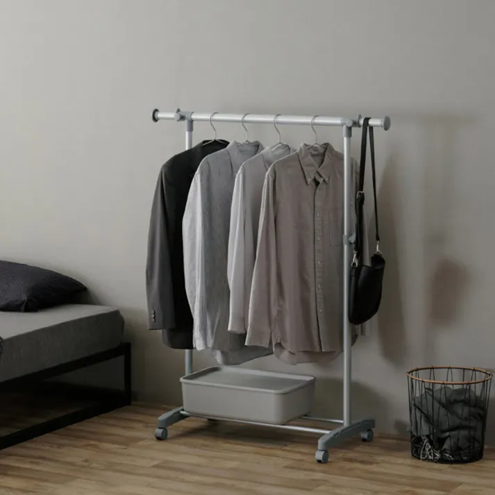 アイリスオーヤマ パイプハンガー PI-E180S グレー 収納 整理整頓 パイプハンガー ハンガーラック 4967576734820【別送品】