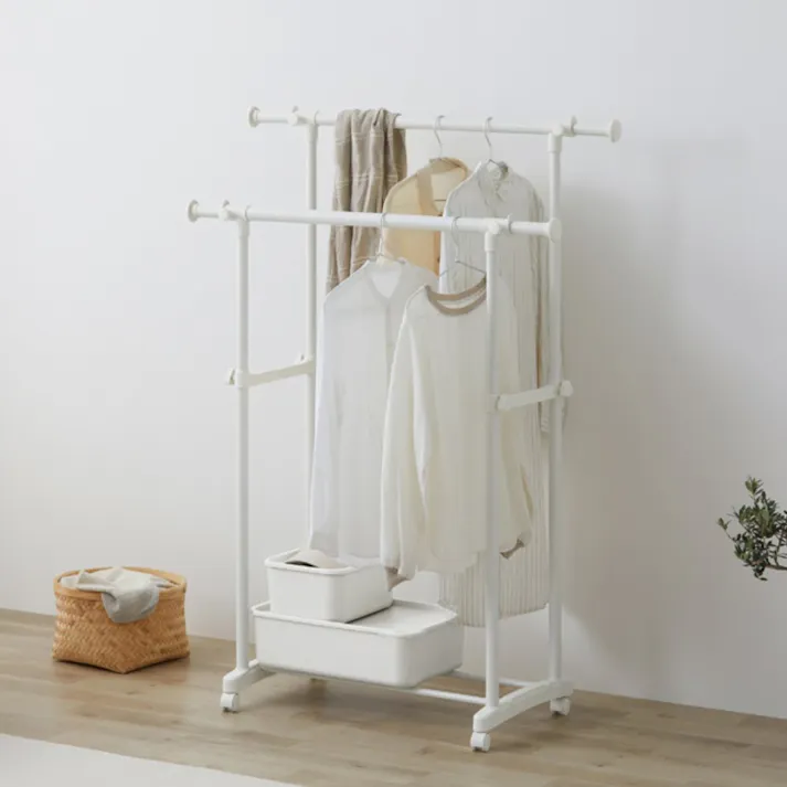 アイリスオーヤマ パイプハンガー PI-E280S ホワイト 収納 整理整頓 パイプハンガー ハンガーラック 4967576734868【別送品】