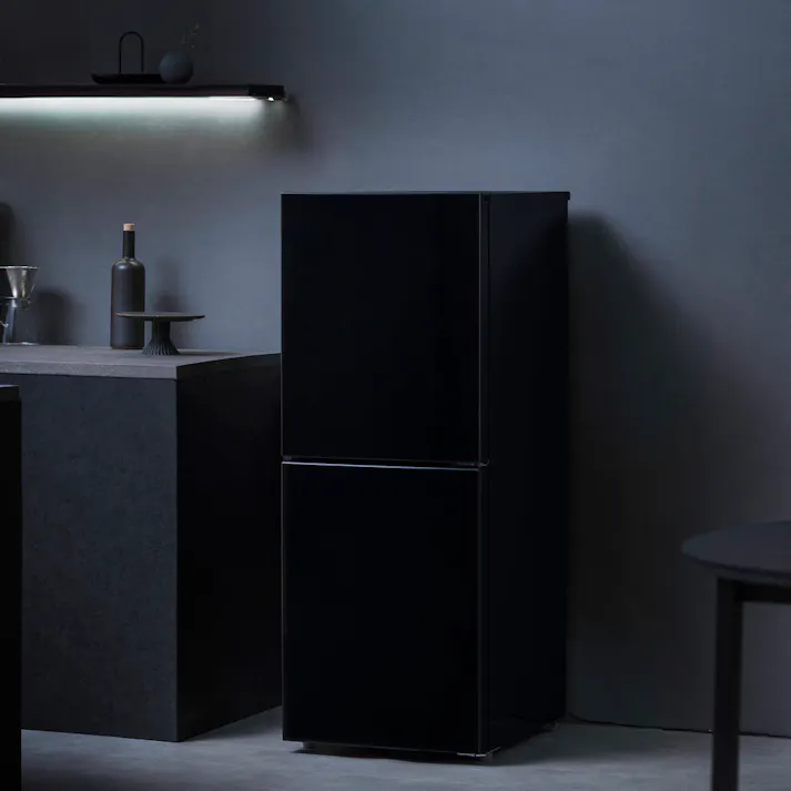 アイリスオーヤマ 冷凍冷蔵庫 153L IRSN-BLK15A ブラック 冷蔵庫 大容量 冷凍食品 保存 ストック 4967576735186【別送品】