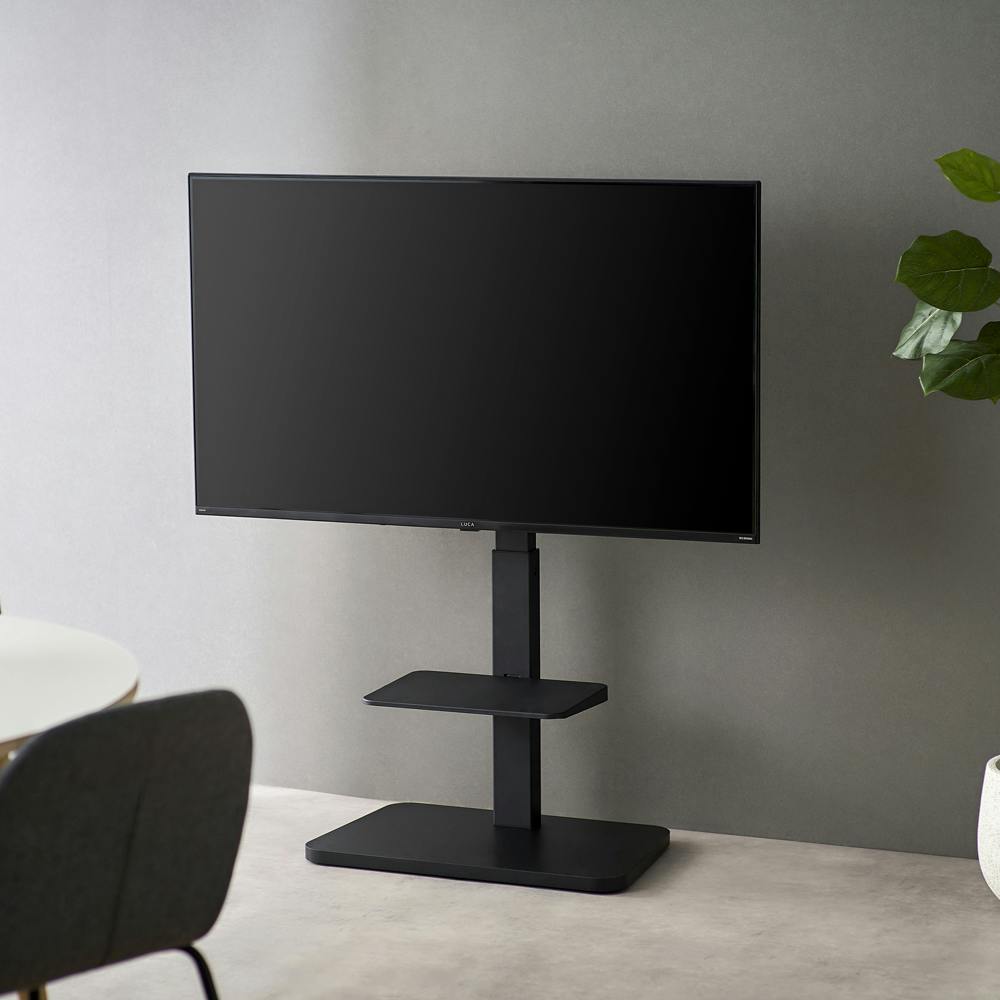 アイリスオーヤマ スタンドテレビ台 UTS-640R ブラック 家具