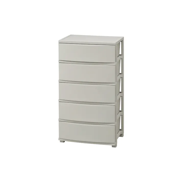 アイリスオーヤマ ワイドチェスト CLN-545 ダークグレー リビング 衣類 収納 クローゼット 押入れ ワイド多段式収納 4967576738835【別送品】