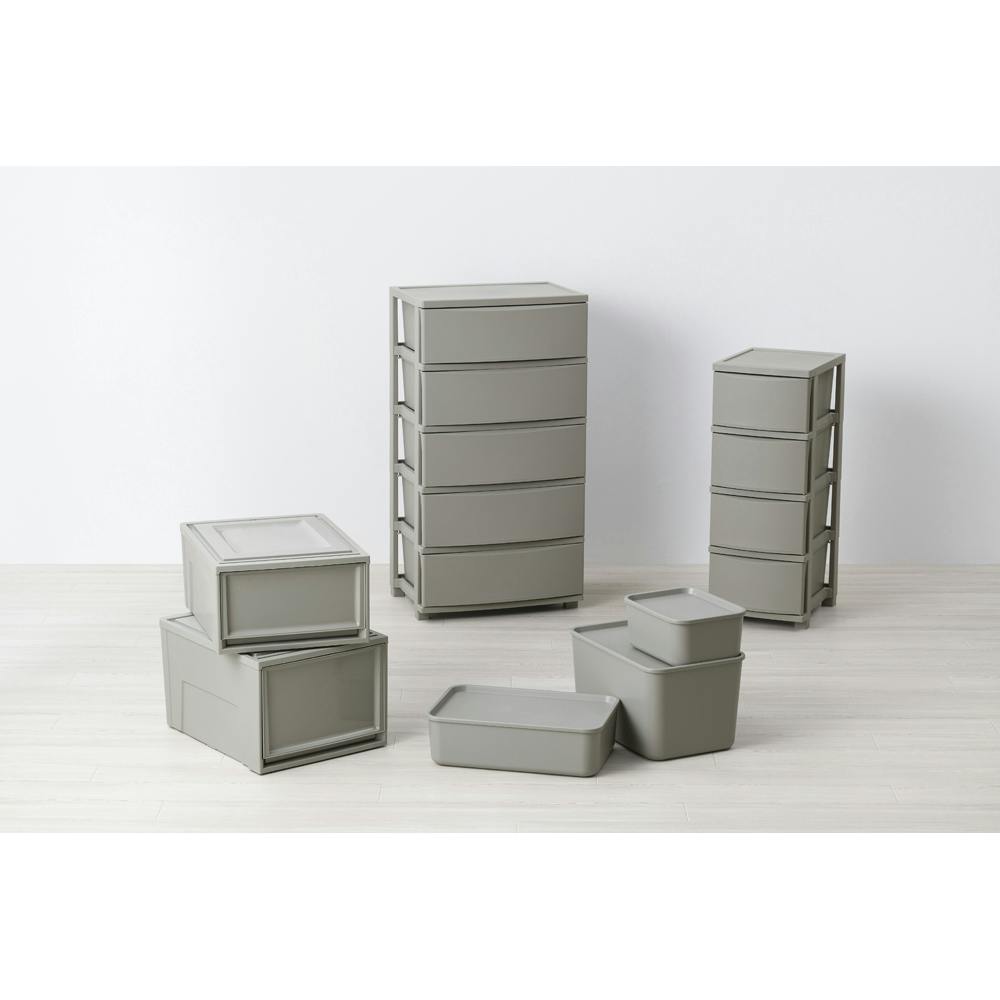 アイリスオーヤマ ワイドチェスト CLN-545 ダークグレー リビング 衣類