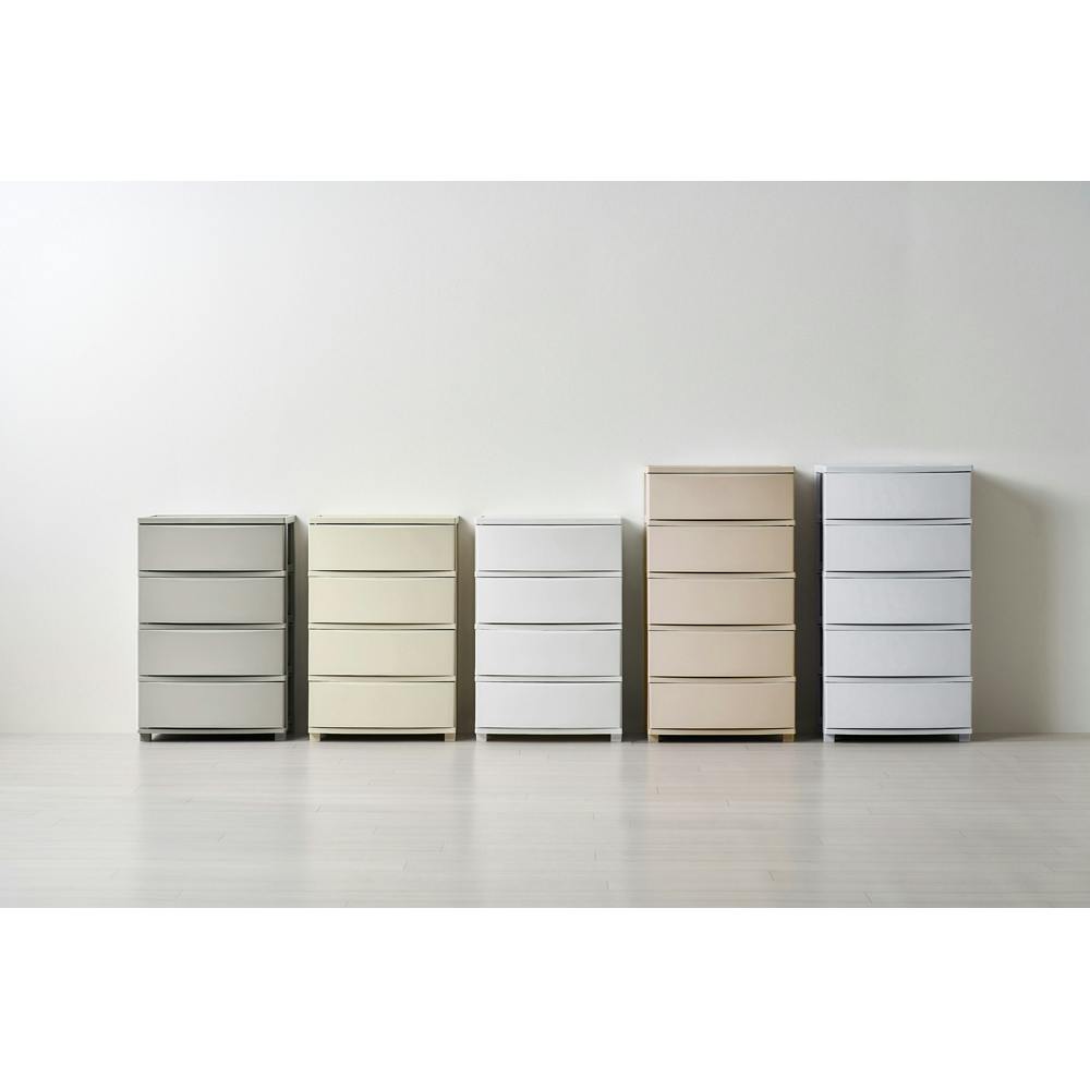 アイリスオーヤマ ワイドチェスト CLN-545 ピンクベージュ リビング