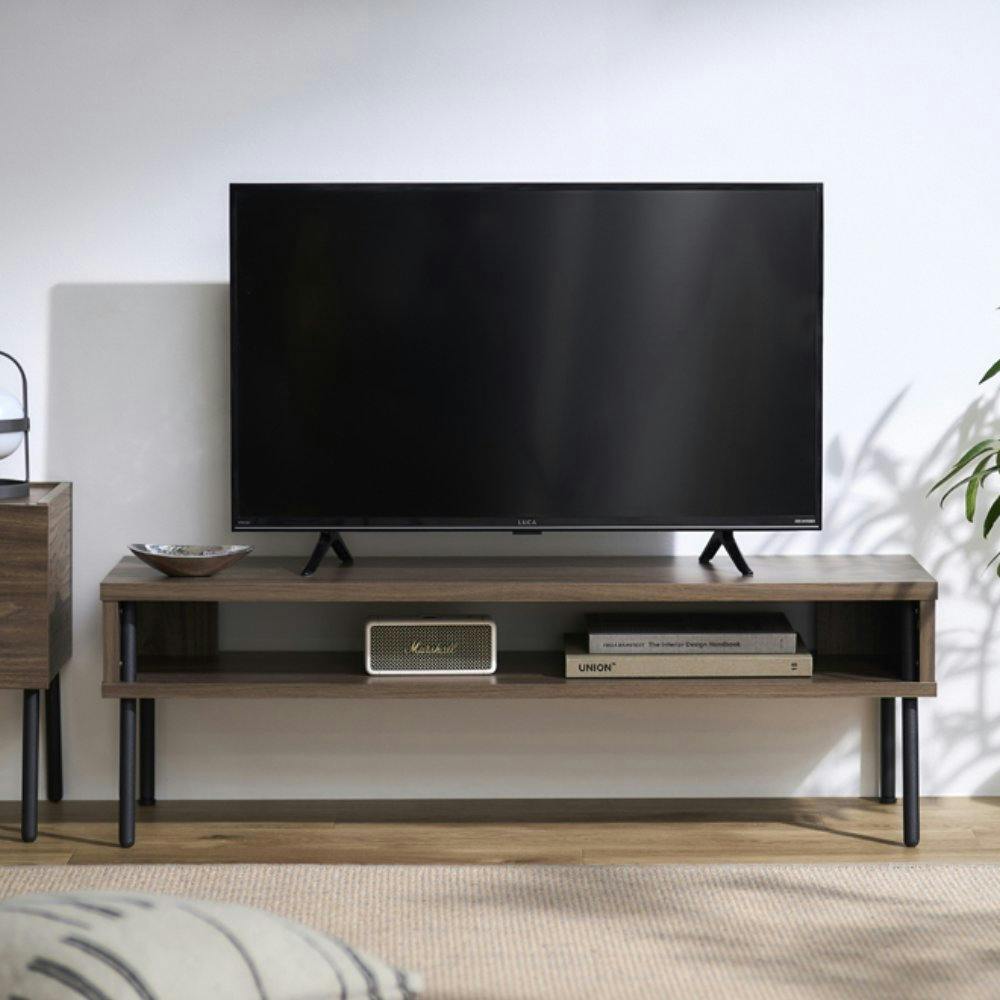 ウッド×アイアン ダークブラウンテレビ台 クーポン配布中】 テレビ台