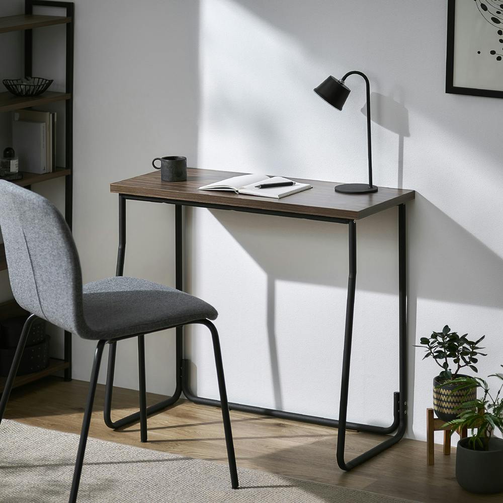 アイリスオーヤマ アイアンウッドデスク IWD-790 ウォールナット