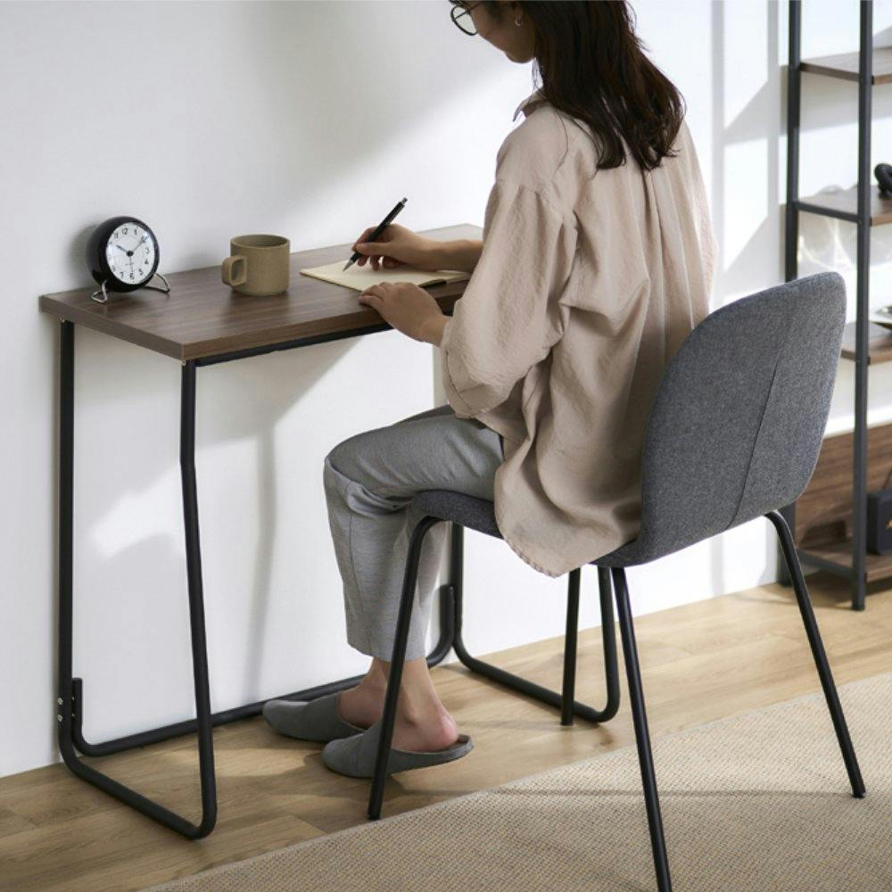 アイリスオーヤマ アイアンウッドデスク IWD-790 ウォールナット