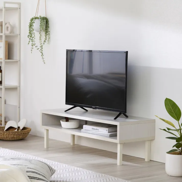 アイリスオーヤマ ウッドAVボード WAB-950 ホワイト 収納 整理整頓 テレビ台 4967576743273【別送品】