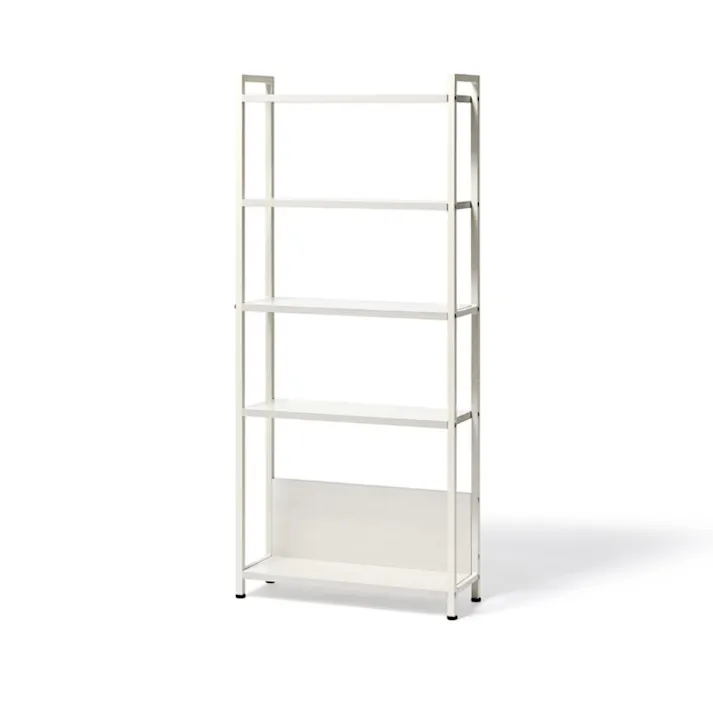 アイリスオーヤマ ウッドスリムラック WSR-523 ホワイト 収納 整理整頓 ラック 4967576743280【別送品】