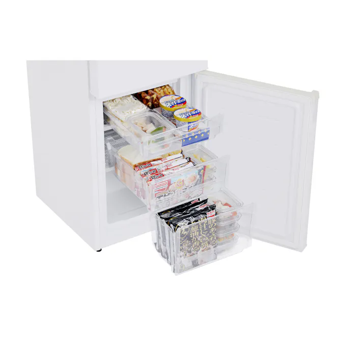 アイリスオーヤマ 冷凍冷蔵庫 170L IRSD-17A-WH ナチュラルホワイト 冷蔵庫 大容量 冷凍食品 保存 ストック 4967576743501【別送品】