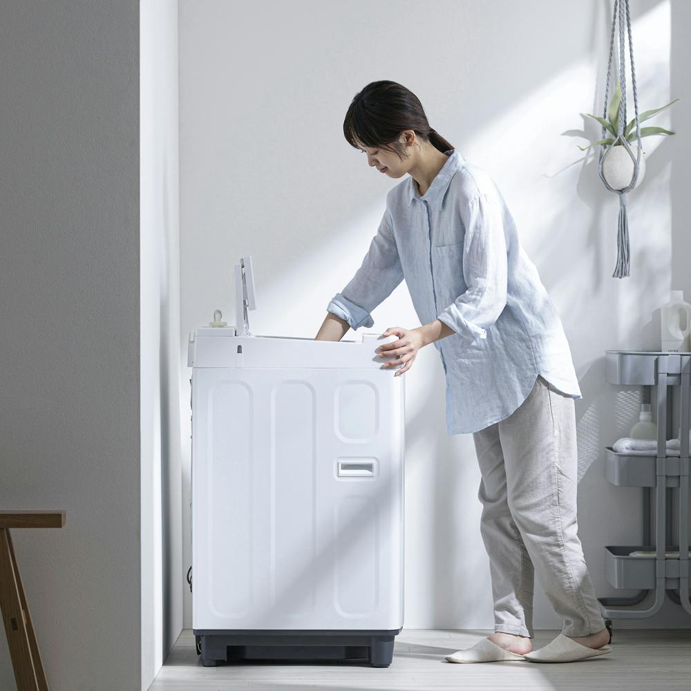 アイリスオーヤマ 全自動洗濯機 7.0kg ITW-70A01-WH ナチュラル