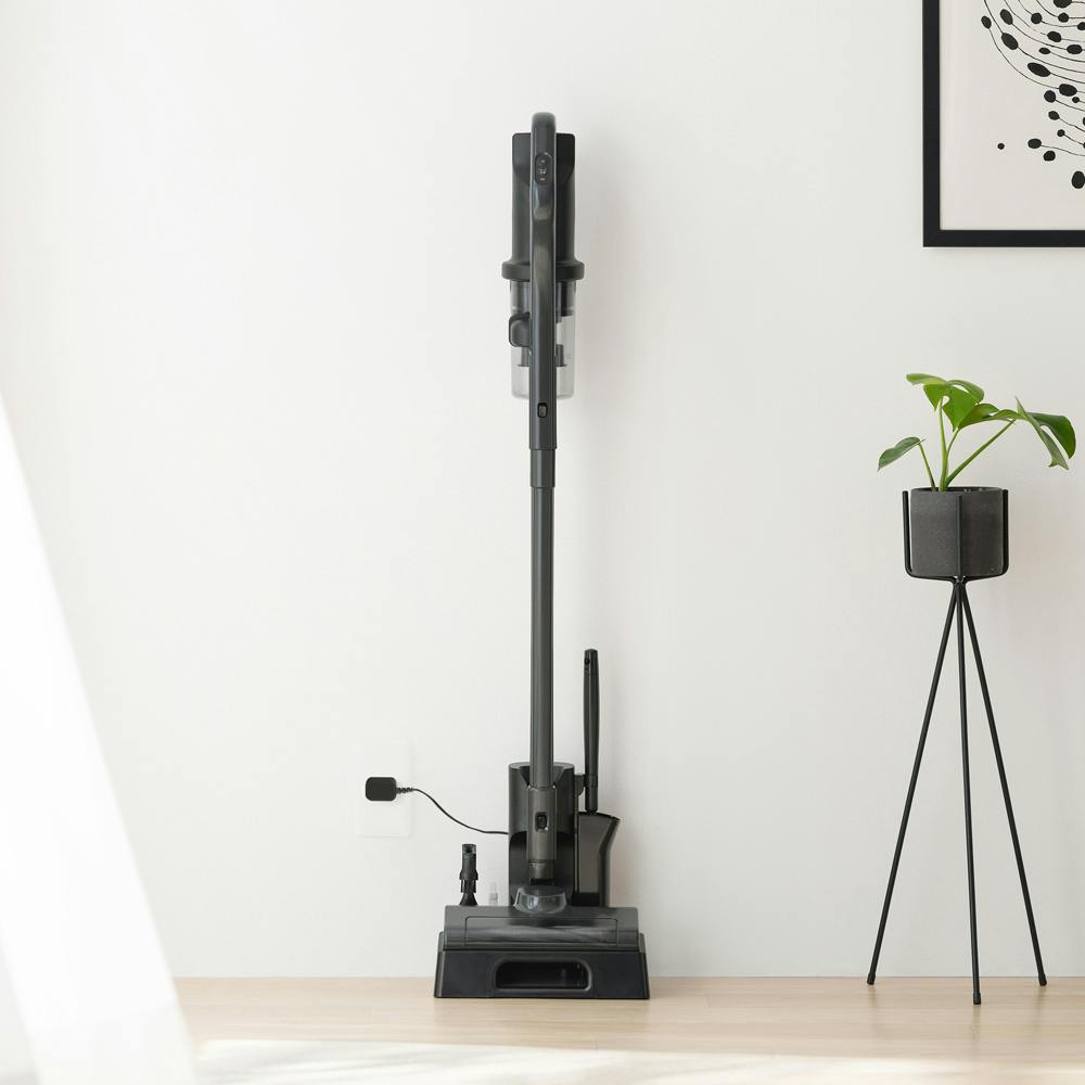 e SERIES 掃除機 黒 付属品あり 楽天市場】【選べる充電スタンド付】掃除機 コードレス サイクロン