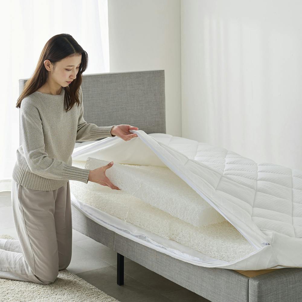 アイリスオーヤマ エアリーマットレス グランデ LX16A-S ホワイト 寝室