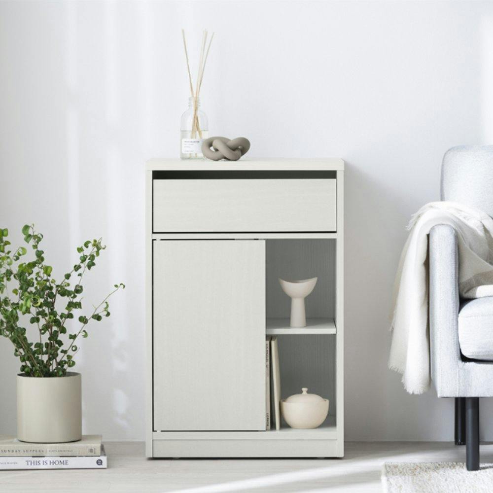 アイリスオーヤマ ウッドサイドチェスト キャスター付き WSC-468