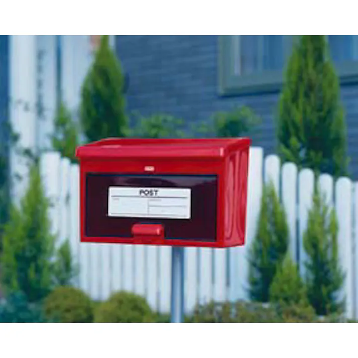 アイリスオーヤマ アイリス ポスト レッド 390×185×260mm PW-400 郵便 メールボックス【別送品】