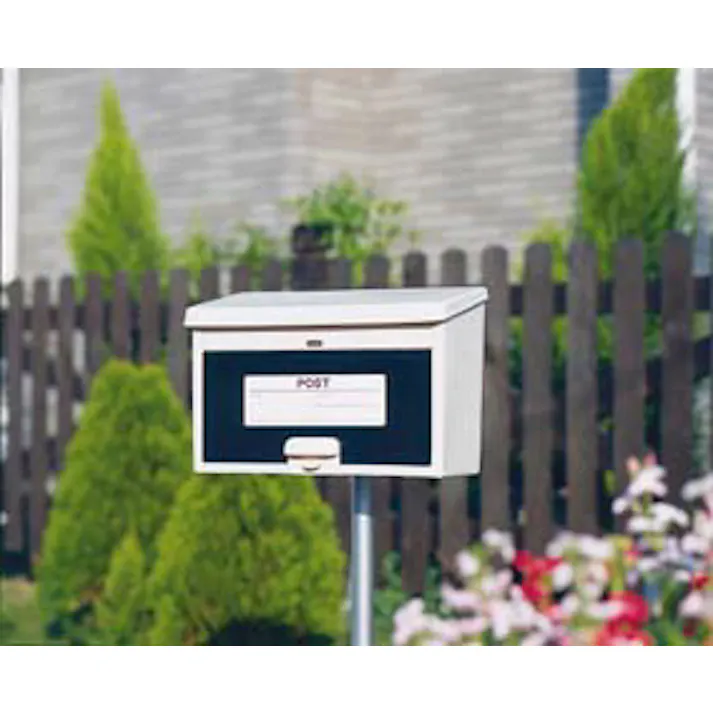 アイリスオーヤマ アイリス ポスト アイボリー 390×185×260mm PW-400 郵便 メールボックス【別送品】