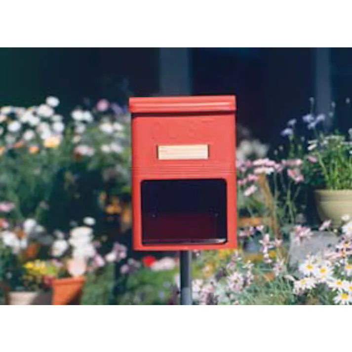 アイリスオーヤマ アイリス ポスト 朱色 275×120×383mm PH-380N 郵便 メールボックス【別送品】
