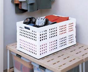 アイリスオーヤマ おりたたみコンテナナチュラル 66×39×32.6cm OC-70L コンテナボックス