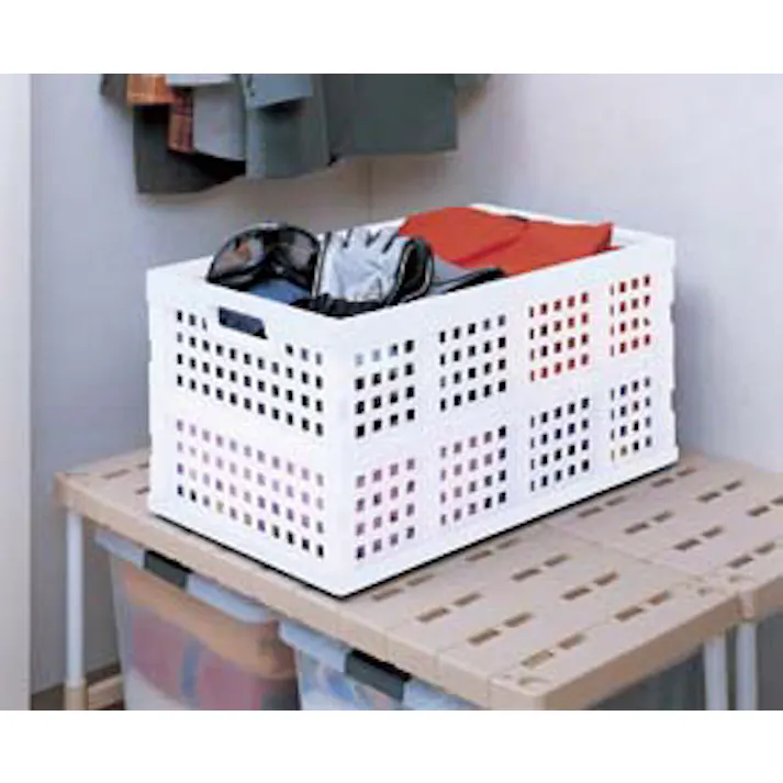 アイリスオーヤマ おりたたみコンテナナチュラル 660×390×326mm OC-70L コンテナ 収納【別送品】