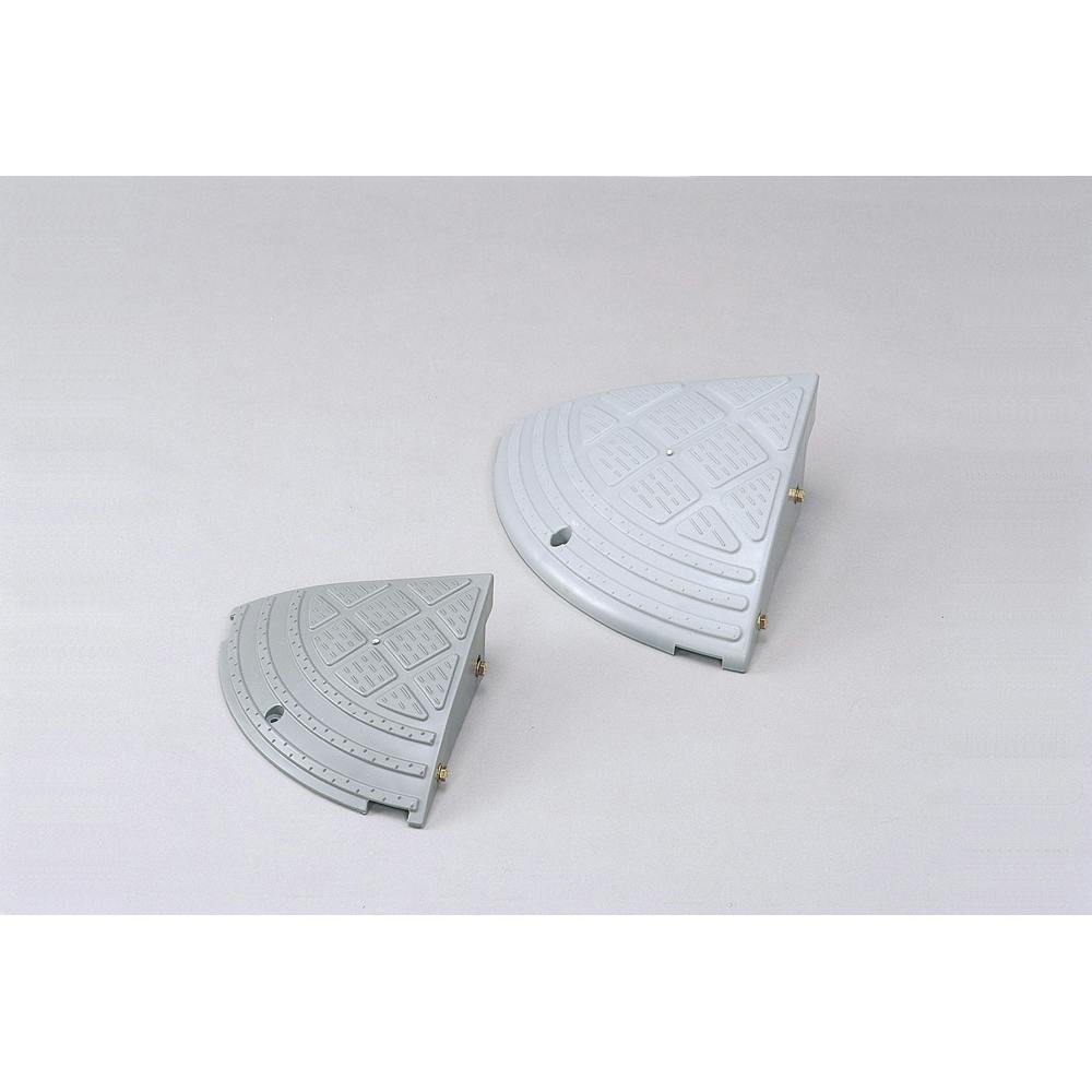 アイリスオーヤマ 段差プレート グレー 340×340×150mm NDP-340CE 駐車場 玄関用 安全対策【別送品】