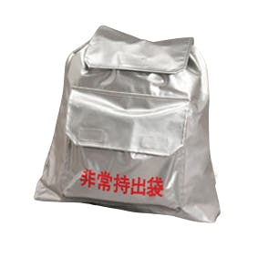 アイリスオーヤマ 非常用持出袋シルバー 440×470×20mm BMF-440 防災 災害用【別送品】