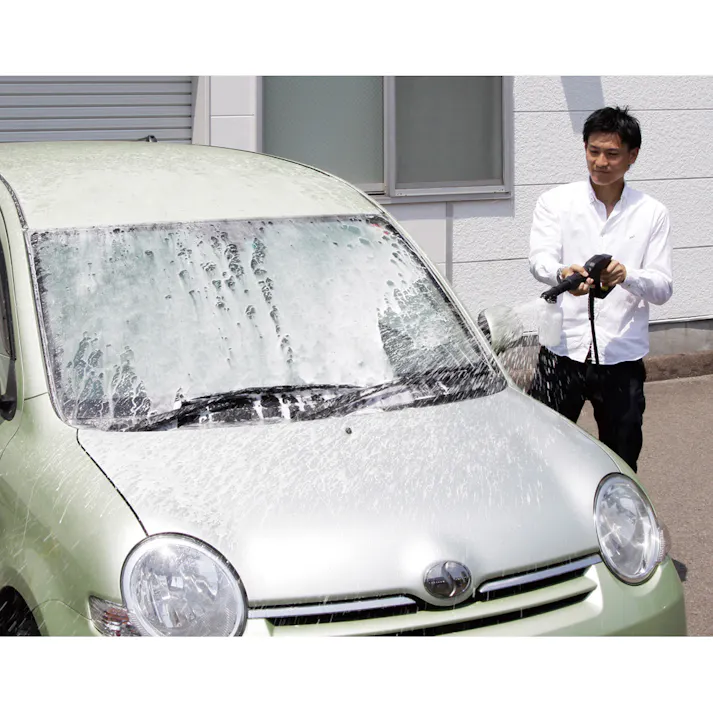 アイリスオーヤマ 高圧洗浄機 フォームランス ホワイト/ブラック 155×65×190mm FFR パーツ 洗車 外壁掃除【別送品】