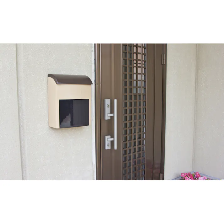 アイリスオーヤマ ネット通販ポスト ブラウン/ベージュ 31×16.2×39.4cm H-NP395【別送品】