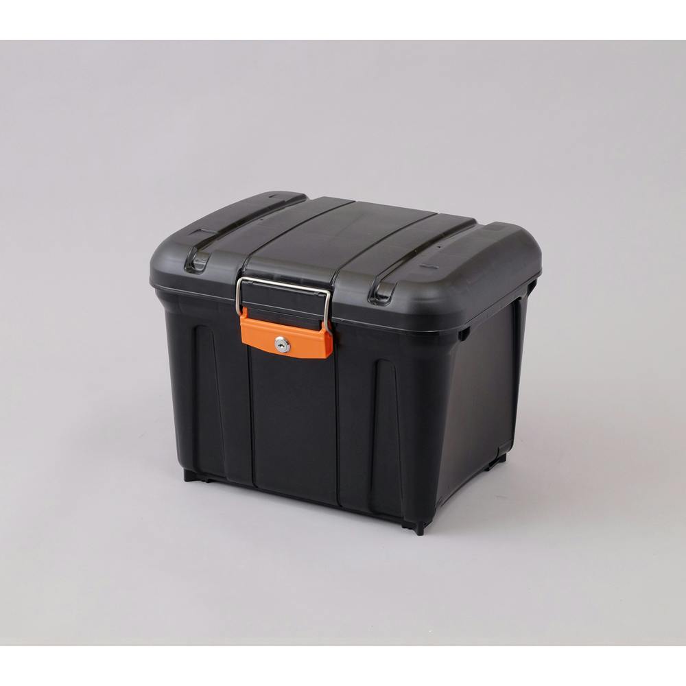 アイリスオーヤマ 密閉ハードBOX ブラック/オレンジ 45.5×36.1×35.1cm MHB-460 工具箱・ツールボックス