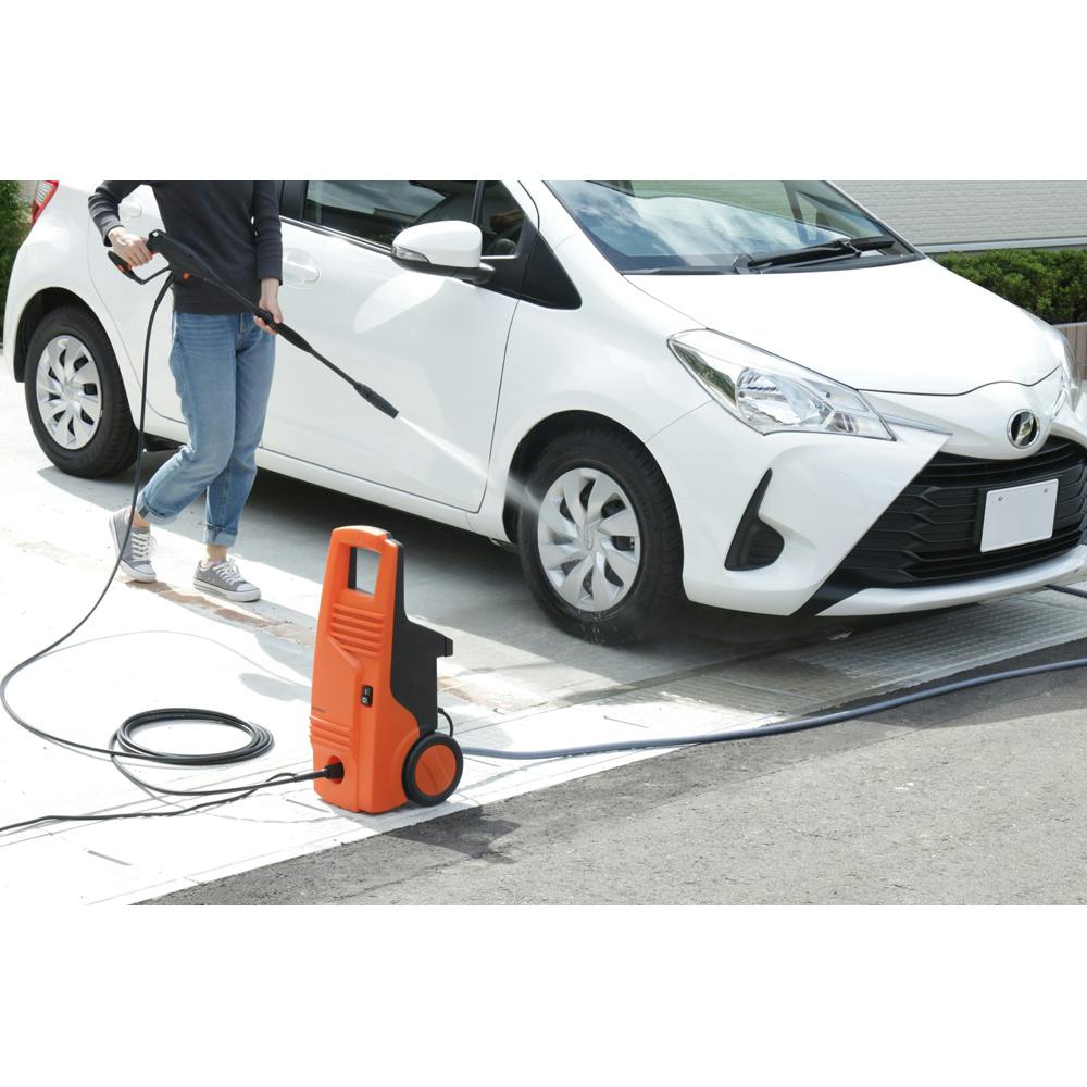 アイリスオーヤマ 高圧洗浄機 オレンジ 230×260×580mm FBN-601HG-D