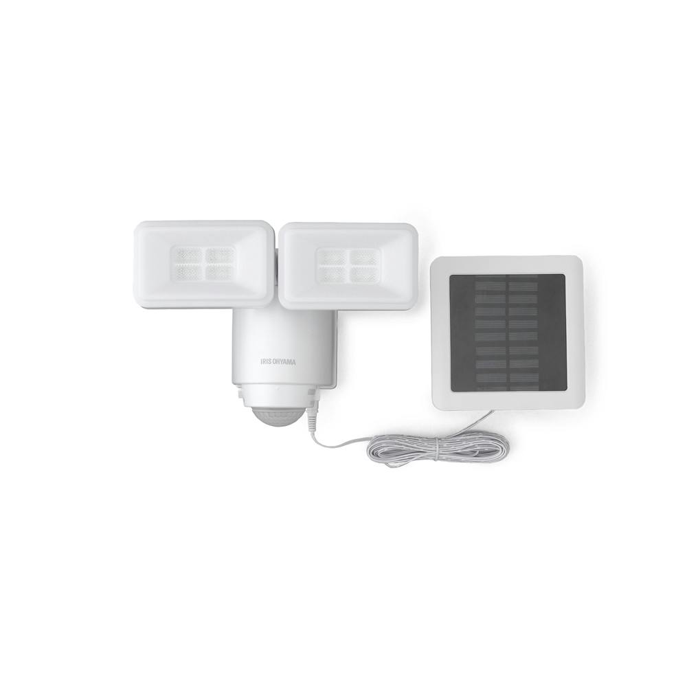 アイリスオーヤマ ソーラー式 LED 防犯 センサーライト パールホワイト 800lm LSL-SBTN-800【別送品】