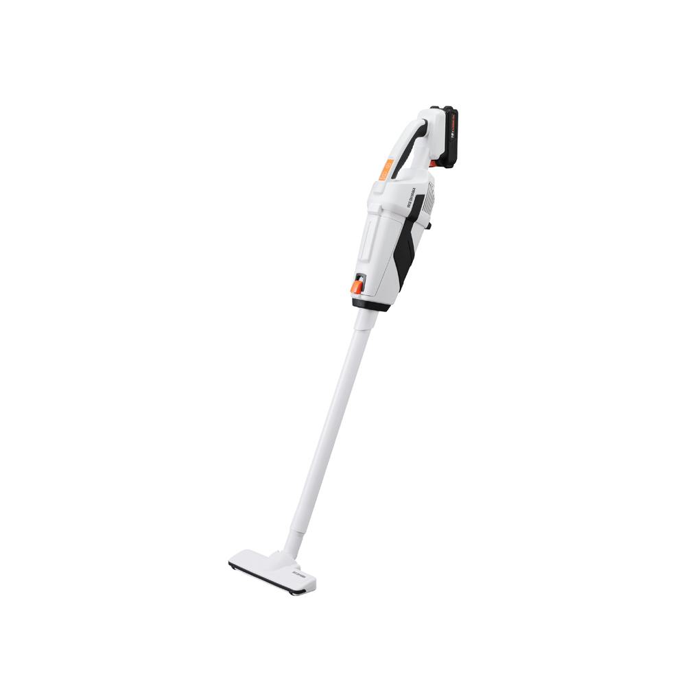 アイリスオーヤマ 充電式スティッククリーナー ホワイト 21.8×15.5×101.5cm JCL18 ブロア・集塵機 アイリスオーヤマ 充電式スティッククリーナー ホワイト 21.8×15.5×101.5cm JCL18 ブロア・集塵機