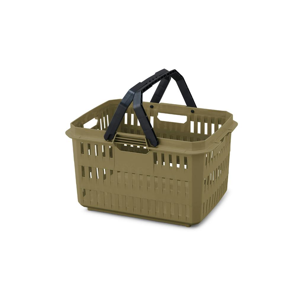 アイリスオーヤマ ODバスケット カーキ 48.5×38.2×29.3cm BT-OD37 工具箱・ツールボックス