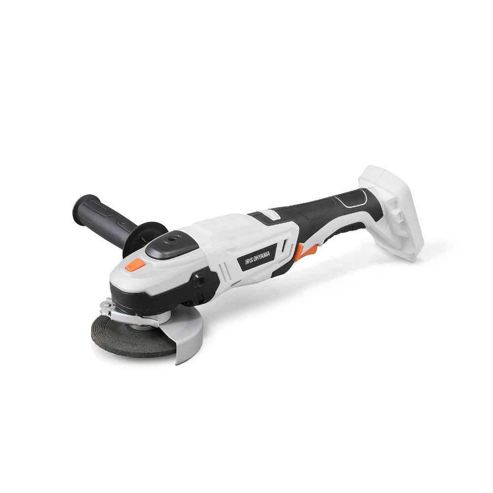アイリスオーヤマ 充電式ディスクグラインダ ホワイト 36.5×12.8×11.3