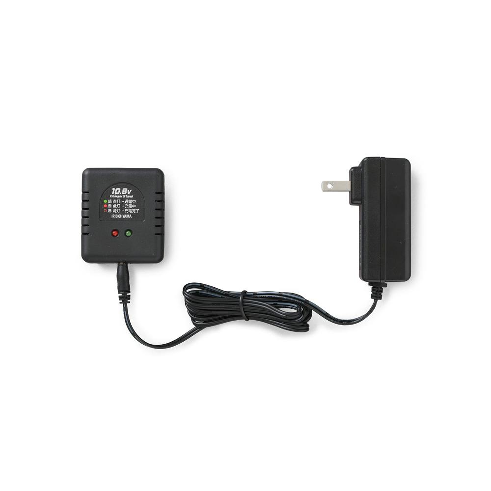 アイリスオーヤマ 充電器 ブラック 60×50×30mm DBLC108 電動工具【別送品】