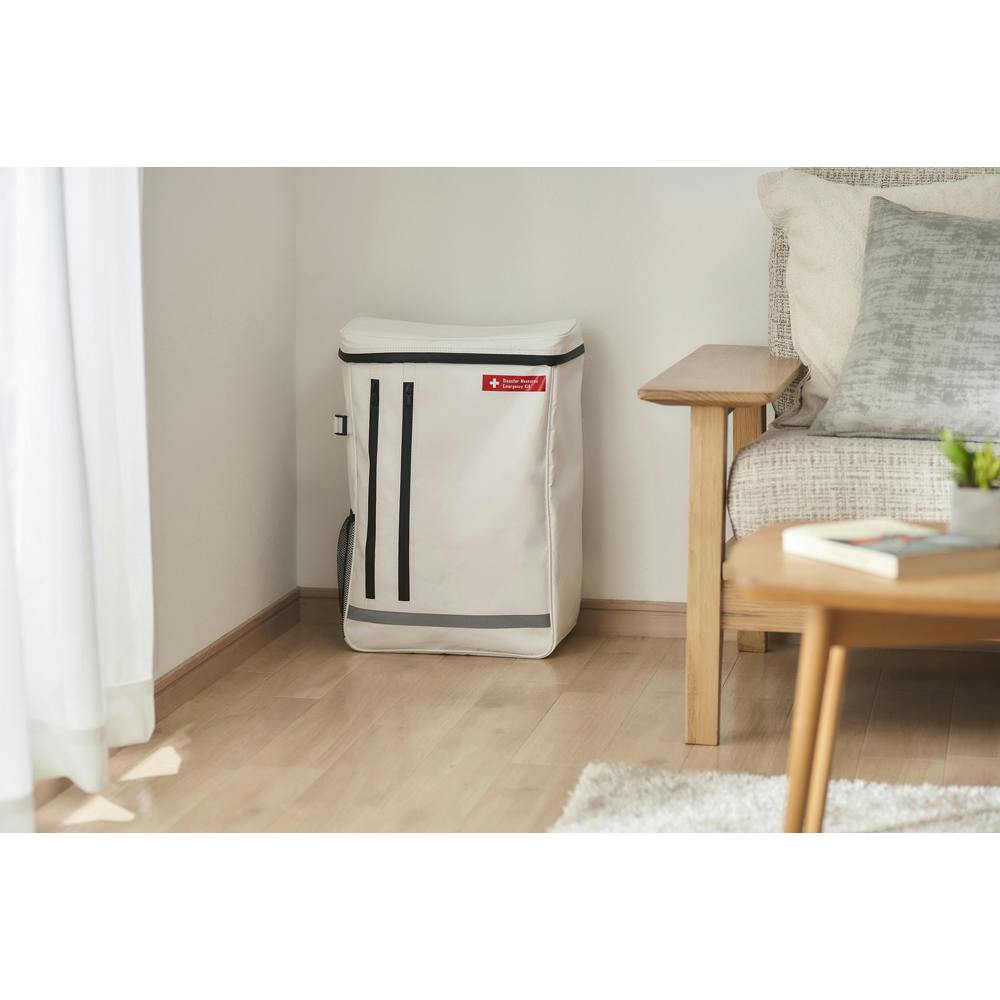 アイリスオーヤマ 防災セット 2人用42点 ホワイト 380×200×520mm BS2