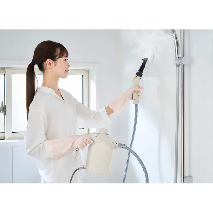 アイリスオーヤマ スチームクリーナーハンディタイプ アイボリー 130×310×250mm STM-305R-C 掃除 4967576638128【別送品】