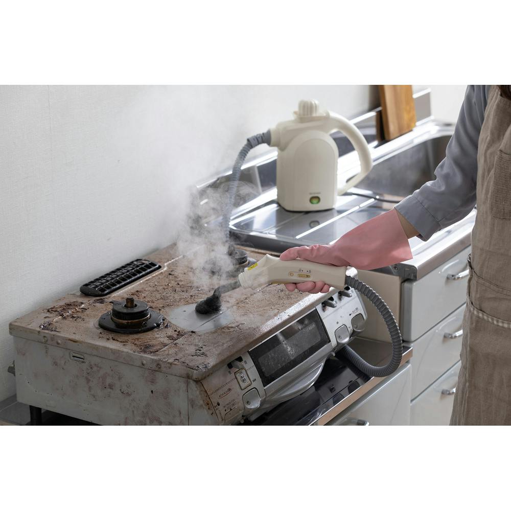 アイリスオーヤマ スチームクリーナーハンディタイプ アイボリー 130