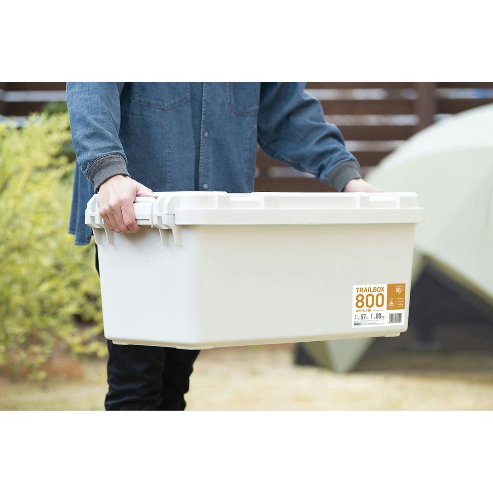アイリスオーヤマ 収納ボックス TRAILBOX 800 ホワイトアッシュ 788