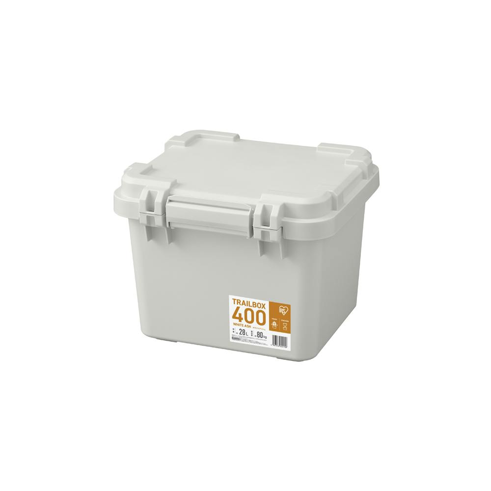 アイリスオーヤマ 収納ボックス TRAILBOX 400 ホワイトアッシュ 42.4×39.6×32.8cm TRB-400 工具箱・ツールボックス