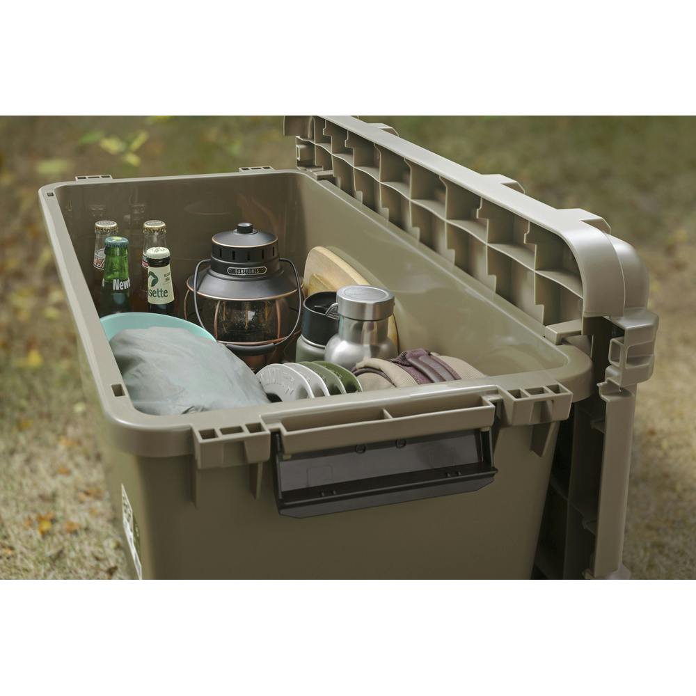 アイリスオーヤマ 収納ボックス TRAILBOX 800 カーキ 788×376×328mm