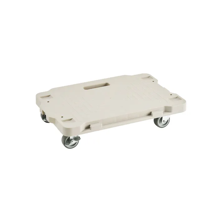 アイリスオーヤマ 連結ミニ平台車 ベージュ 421×281×87mm RMH-421 連結できる キャスター付き 収納【別送品】