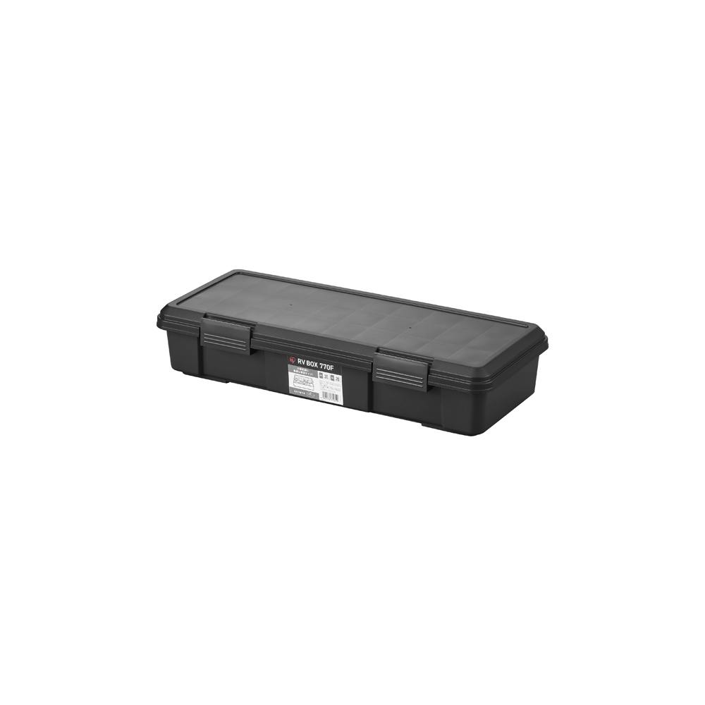 アイリスオーヤマ 収納ボックス RVBOX770F チャコールグレー 77×32×15.5cm RV770F 工具箱・ツールボックス