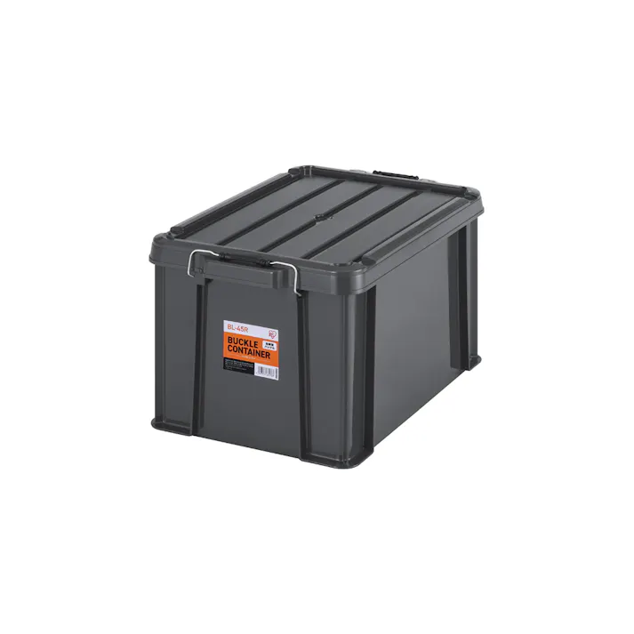 アイリスオーヤマ バックル チャコールグレー 580×385×320mm BL-45R コンテナ 収納 4967576685788【別送品】