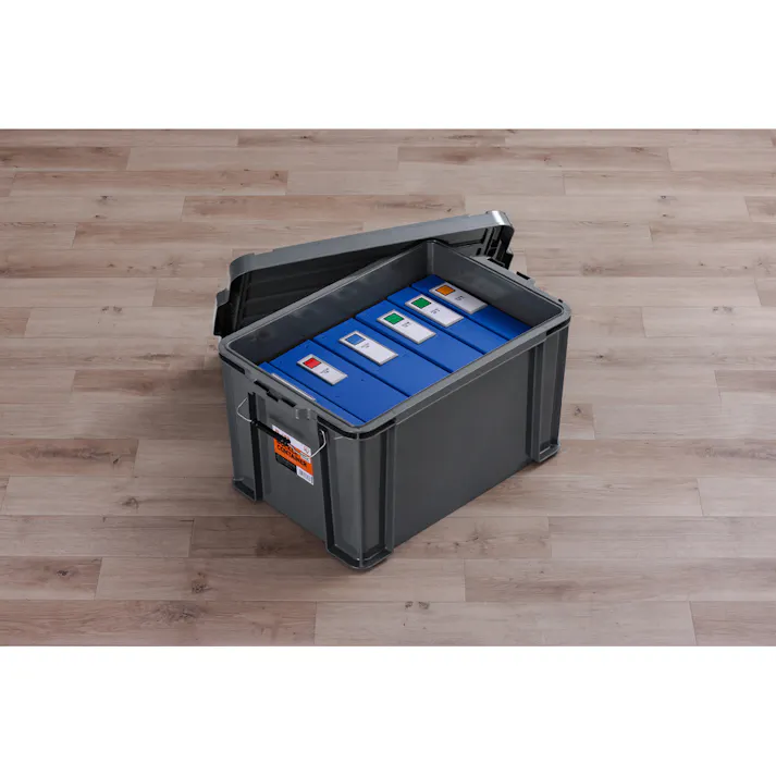 アイリスオーヤマ バックル チャコールグレー 580×385×320mm BL-45R コンテナ 収納 4967576685788【別送品】